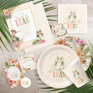 Luau 16 . Geburtstag Hula Tischnummer ID1092