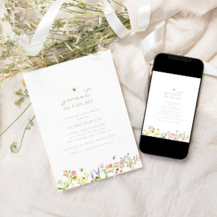 Süßes wie möglich mit moderner Minimaldusche Einladung