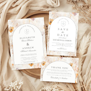 Redaktion Wildflower-Hochzeit Dankeskarte