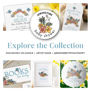 Springtime Vielen Dank, Baby Dusche Gefallen Geschenkanhänger