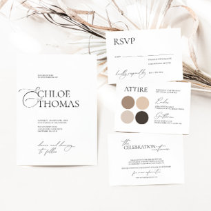 Elegantes Minimalistisches Script-Foto Save The Date