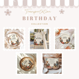 Zwei Fast Woodland Tiere 2. Geburtstag Pappteller