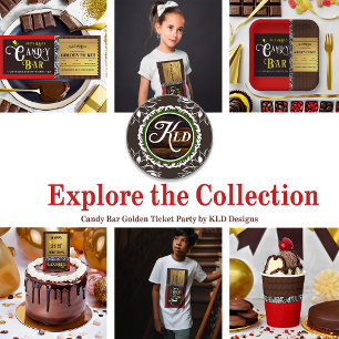 Personalisiert Candy Bar Golden Ticket