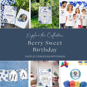 Blueberry Birthday Preschooler Kinderspielkarte Feiertagskarte