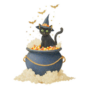 Doppelseitige Halloween-Tasche — Black Cat & Mouse Tragetasche