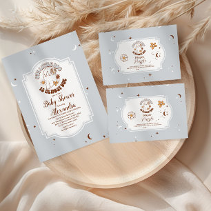 Retro Halloween Little Boo Baby Raffle Diapper Begleitkarte