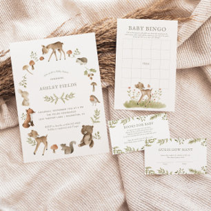 Raten Sie mal, wie viele Candies Woodland Baby Sho Begleitkarte