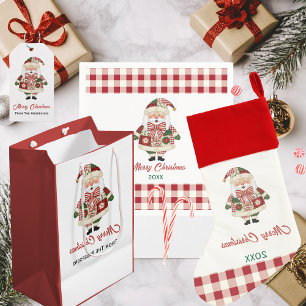 Süßer personalisierter Weihnachtsmann Weihnachtsfe Einladung