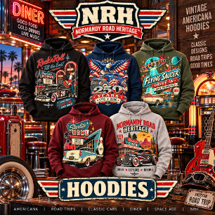 Projekte schlafen nie – Vintage American Garage Ho Hoodie