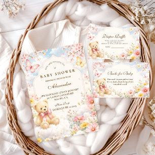 Fantasie-Bären-Wolken-Baby-Party Serviette
