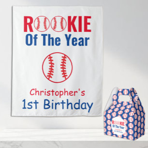Rookie Baseball 1. Geburtstag Geschenkschachtel