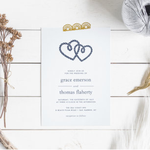 Einladung von Knotted Hearts Wedding