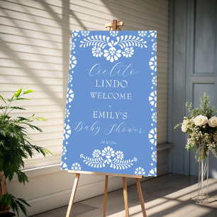 Cielito lindo Duschgel mit blauen Babyduschen Geschenkschachtel