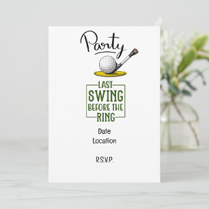 Golf Par Tee Party mit golfbunten T-Shirts