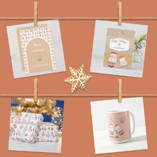 Niedliches Aquarellland Rustikale Illustrationen Karte