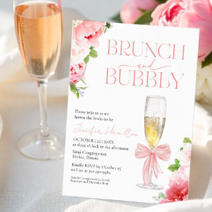 Brunch und Bubbly   Bow Wild Garden Brautparty Pappteller