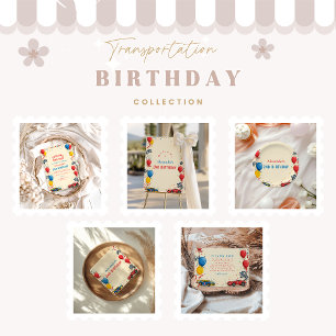 Zwei schnelle Rennwagen am 2. Geburtstag Dankeskarte