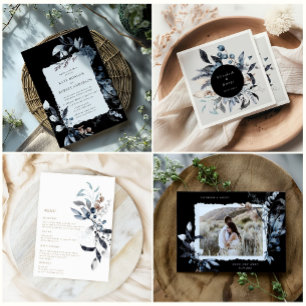 Einladung zum Frostigen Winter Floral Wedding