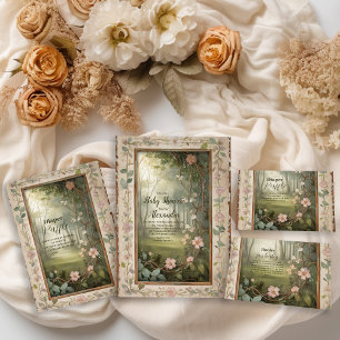 Woodland Forest Baby Dusche Serviette