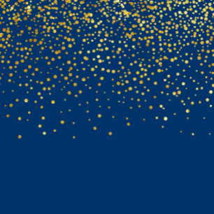 Navy Imitate Gold Glitzer Confetti Dots Extravagan Einladung
