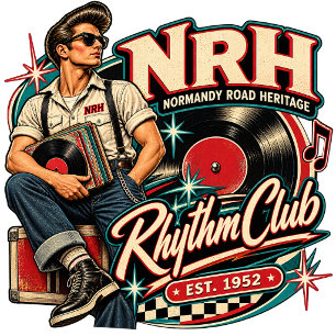 NRH Rhythm Club Vintage Rockabilly Herren T-Shirt