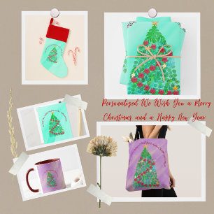 PERSONALISIERT WÜNSCHEN WIR IHNEN EINEN KLEINEN CH GESCHENKPAPIER SET