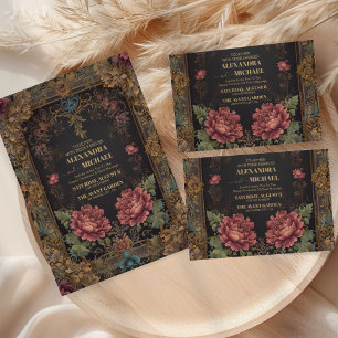 Viktorianische Hochzeit Save The Date