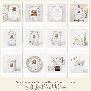 Babydusche Wildblume, bringen Sie ein Babybuch Begleitkarte