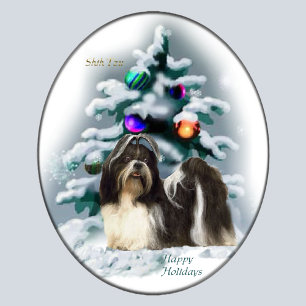 Shih Tzu Christmas Geschenke Feiertagskarte