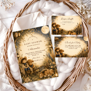 Botanischer Jungen Western Boho Babyshower Einladung