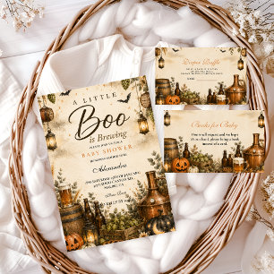 Elegante kleine Boo braut Brauerei-Baby-Party Einladung