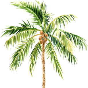 Dschungelpalme, tropische Einladung