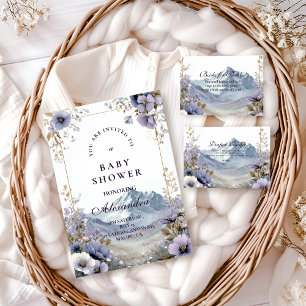 Alpine Bloom Serenity Windelverlosung  Begleitkarte