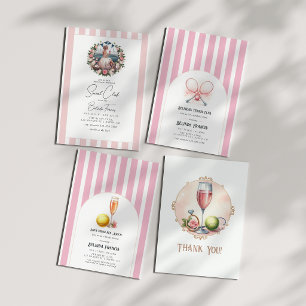 Chic Social Club Bachelorette Einladung