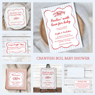 Crawfish Boil Southern Baby Dusche Einladung