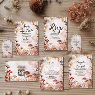 Foto Mushroom Toadstool Bezaubernde Waldhochzeit Save The Date