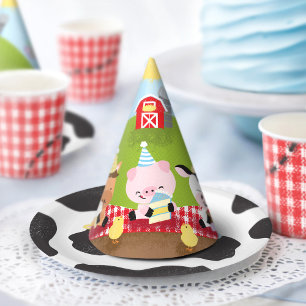 Farm Friends Kuh Print Geburtstagsparty Pappteller