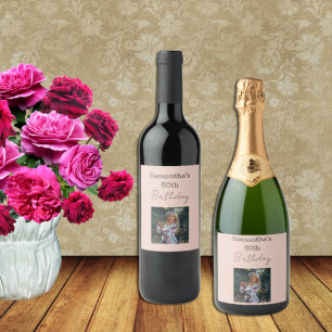 Zum 50. Geburtstag vollkommener Wein Einladung