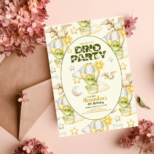 Dinosaur Theme Baby Shower Books for Baby Begleitkarte