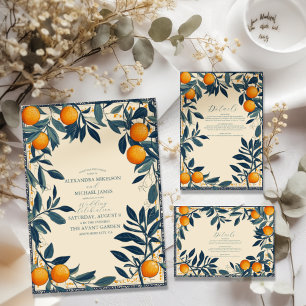 Mediterranes Italien Griechenland Lemon Vibrant We Einladung