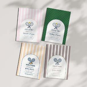 Preppy Club Tennis & Tequila Geburtstagsfeier Einladung