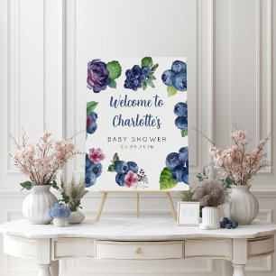 Personalisierte Berry Sweet Babyparty Dankeskarte