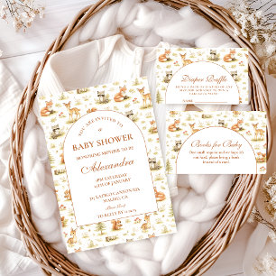 Waldtier-Windel-Raffle Begleitkarte