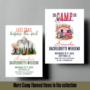 Glamping Last Train Junggeselinnen-Abschied Weeken Runder Aufkleber