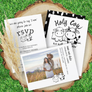 Wir werden sagen, ich Moo Country Kuh angesehen Save The Date