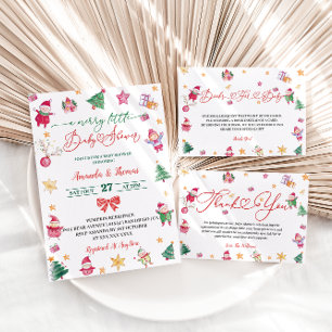 Babydusche Winter Weihnachten Serviette