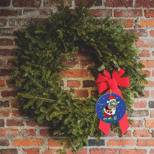 Weihnachts-Tasse 11 oz. "TySANTAsaurus Rex" Sterne Kaffeetasse