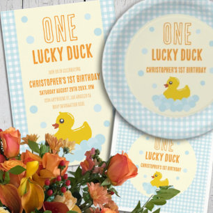 Ente 1. Geburtstag Serviette