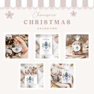 Foto Blue Chinoiserie Nutcracker Weihnachten