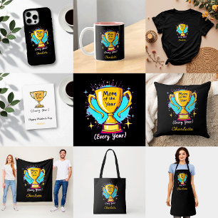 Mama des Jahres jedes Jahr   Muttertag der Sonne Schürze